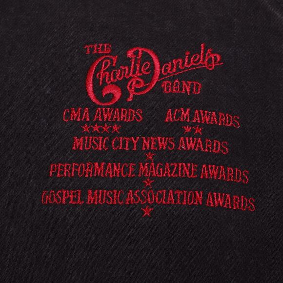 Charlie Daniels Band CDB OOAK Staff Recognition Varsity Letterman Jacket Large - Picture 8 of 12